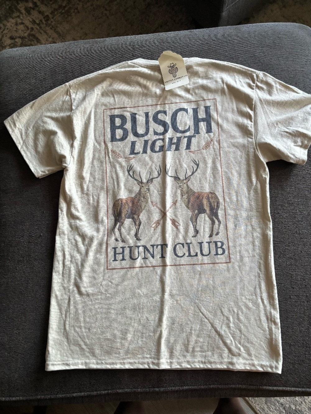Busch Light Hunt Club Graphic Tee Deer Hunting Shirt NWT